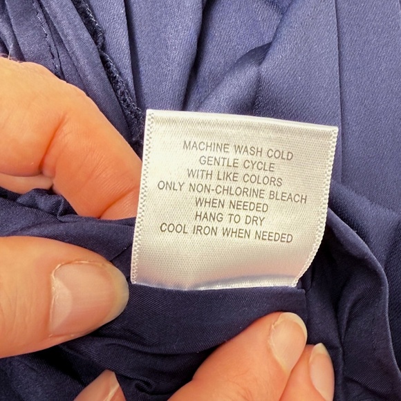 ModCloth Just My Typist Pleated Shirtdress Navy Pockets Size 6 Retail $99 💙👗✨ - Picture 16 of 16